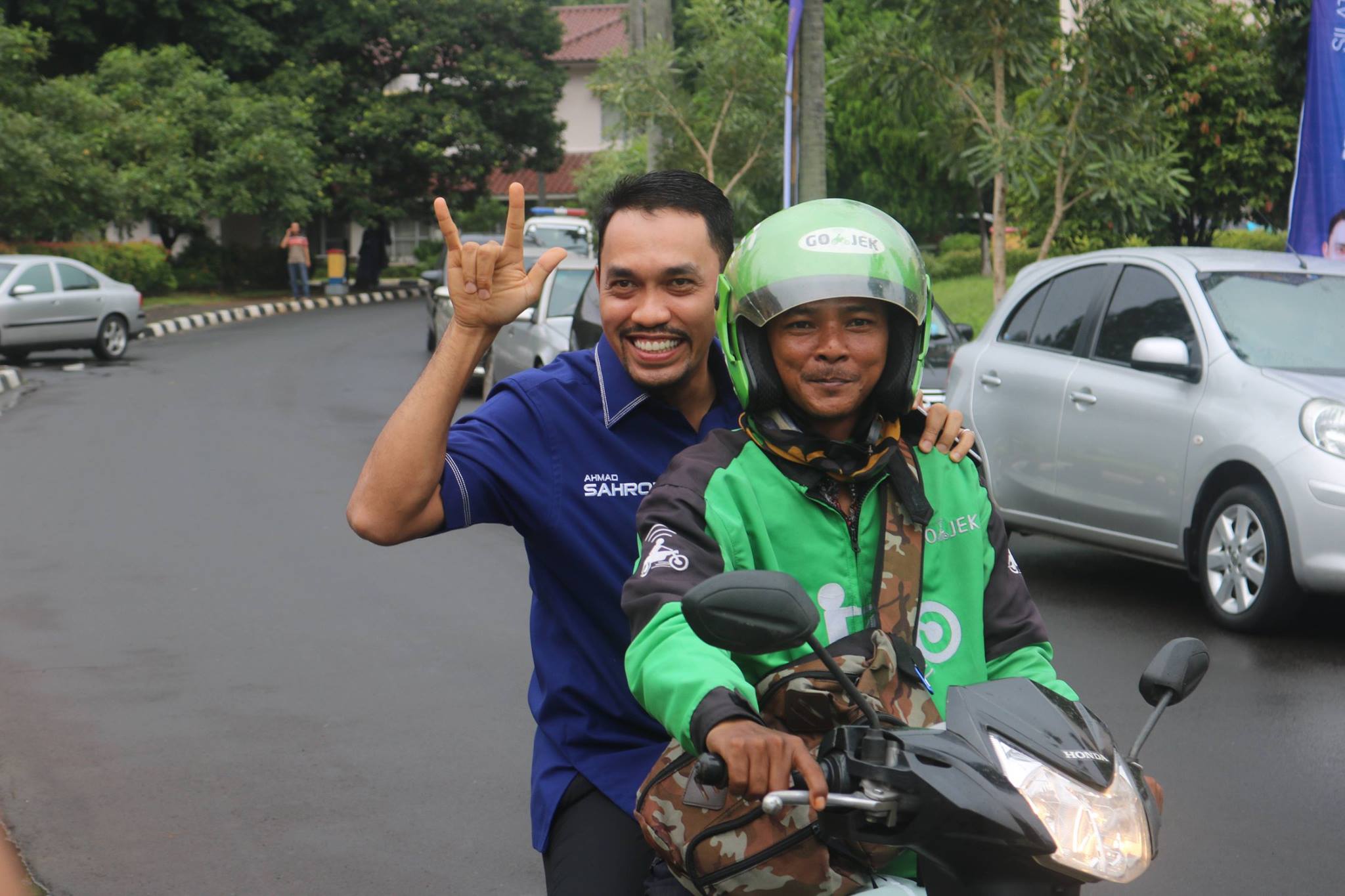 Potret lawas Ahmad Sahroni. [Facebook] 